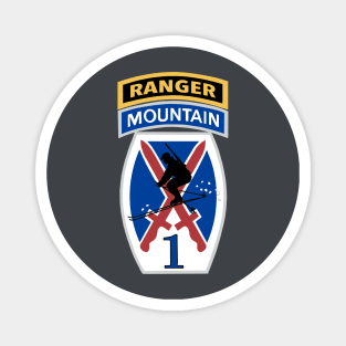 10th Mountain Division 1st Brigade Ranger Magnet